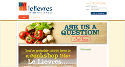 Desktop Screenshot of lelievres.com