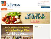 Tablet Screenshot of lelievres.com